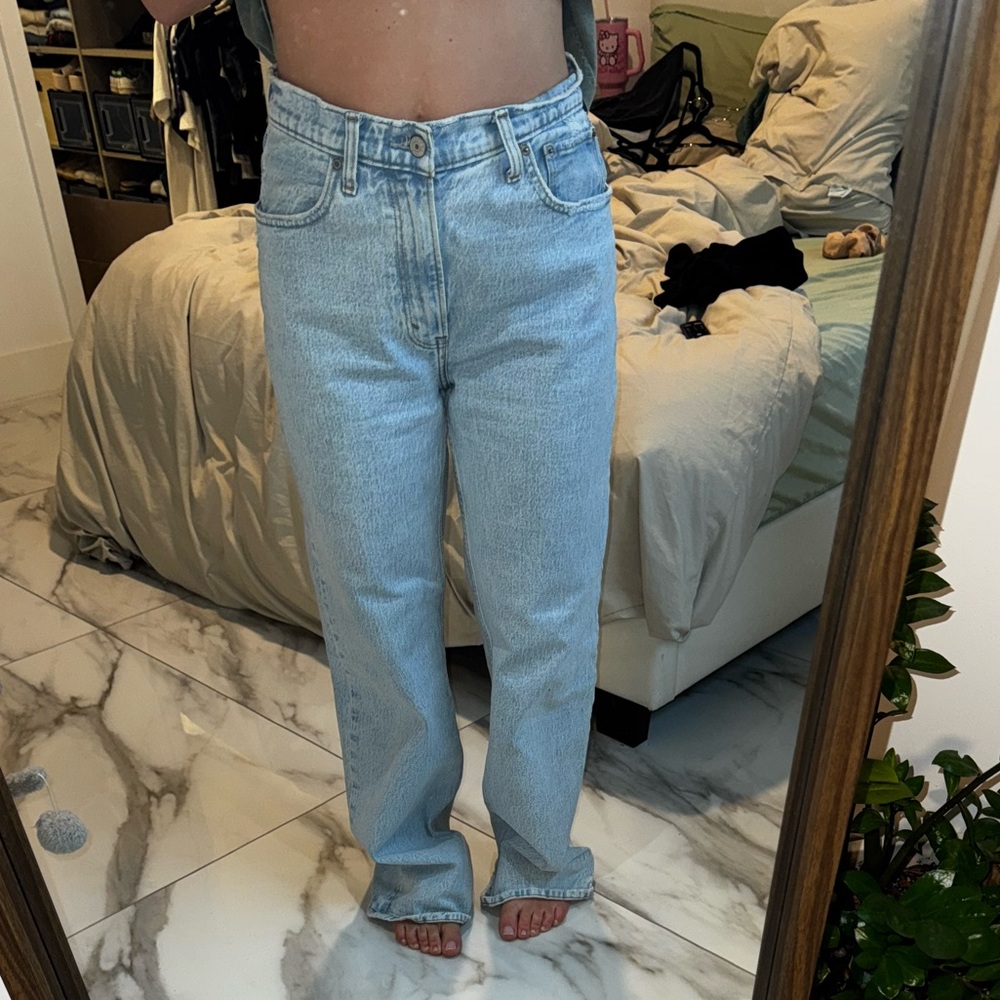 Abercrombie & Fitch Light Blue High Rise Jeans
